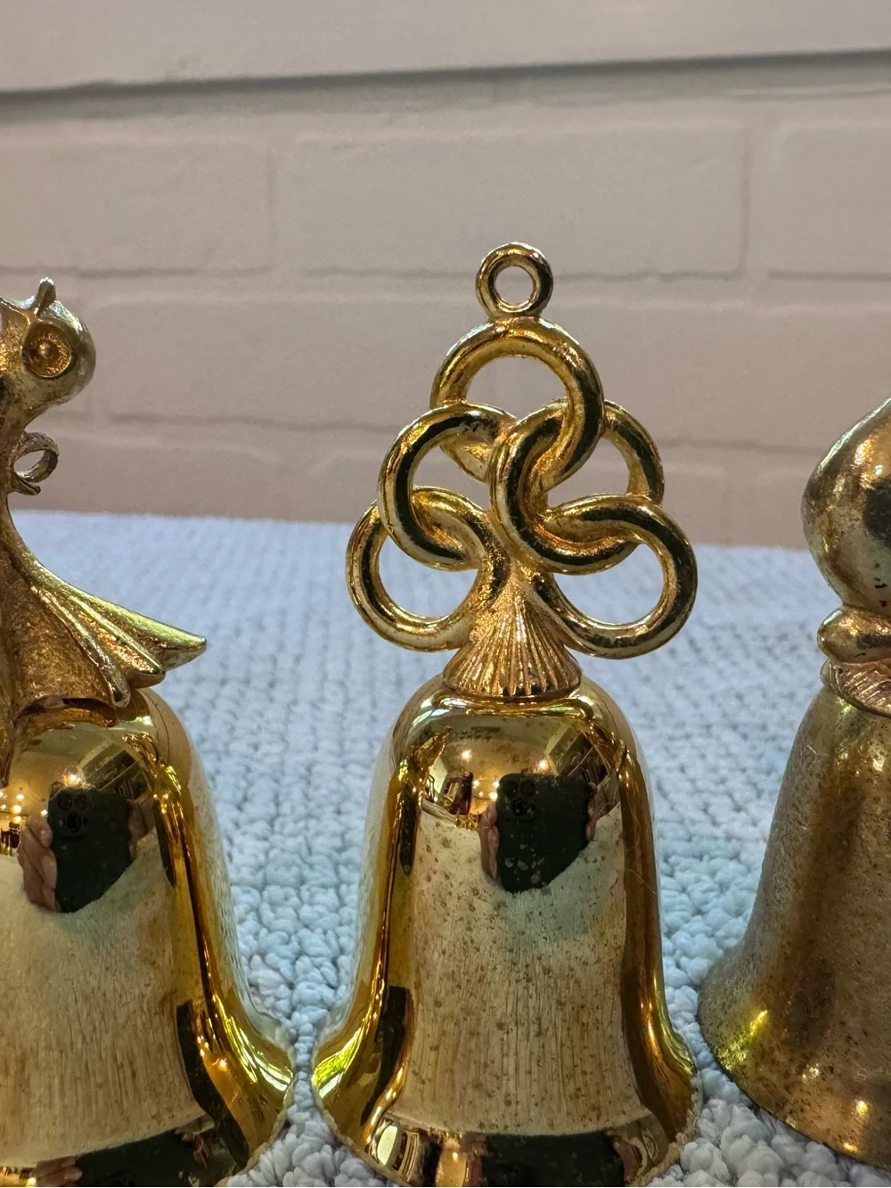 Reed and Barton New England Society Gold Plated 12 Days of Christmas Bells